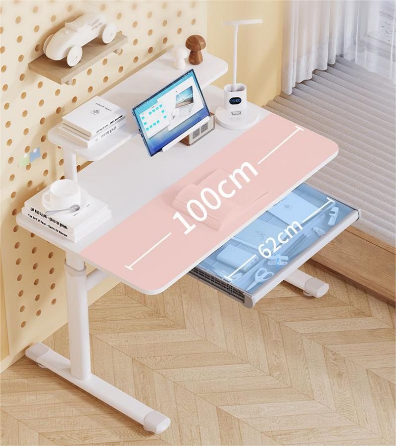 Adjustable Kids Study Table with Ergonomic Design and Storage Drawers (3)