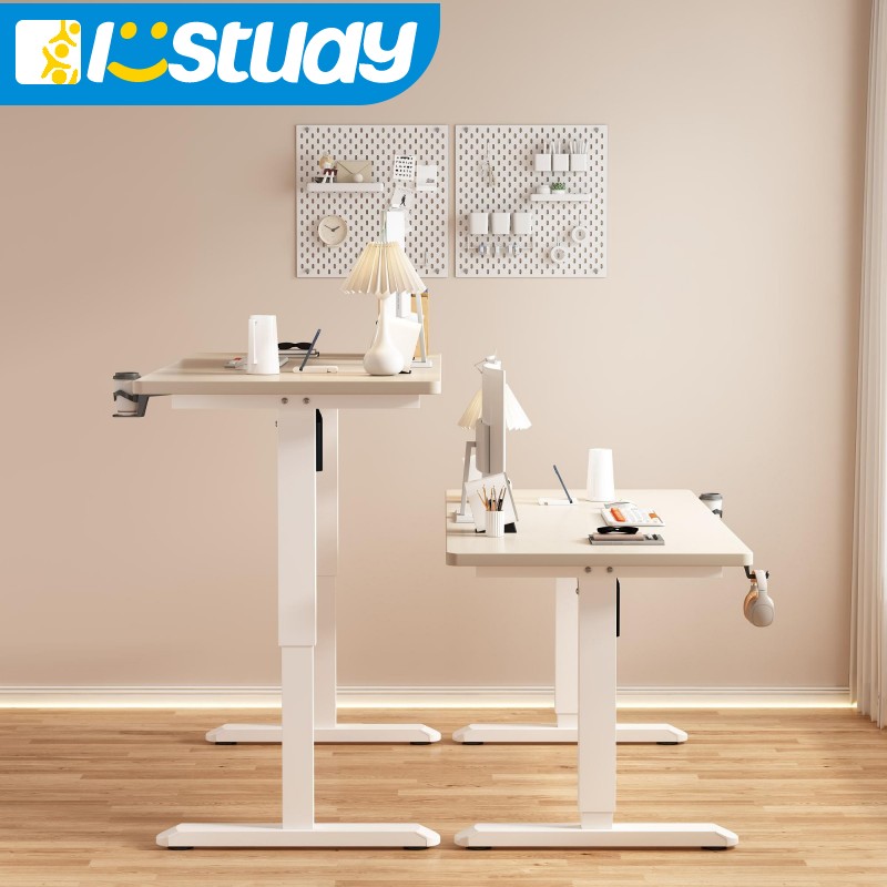 Istudy Childrens Study Desk, Adjustable, White, 1.4m, with Storage Drawer & Ergonomic Chair (6)